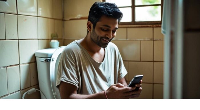 Scrolling in the Stall?