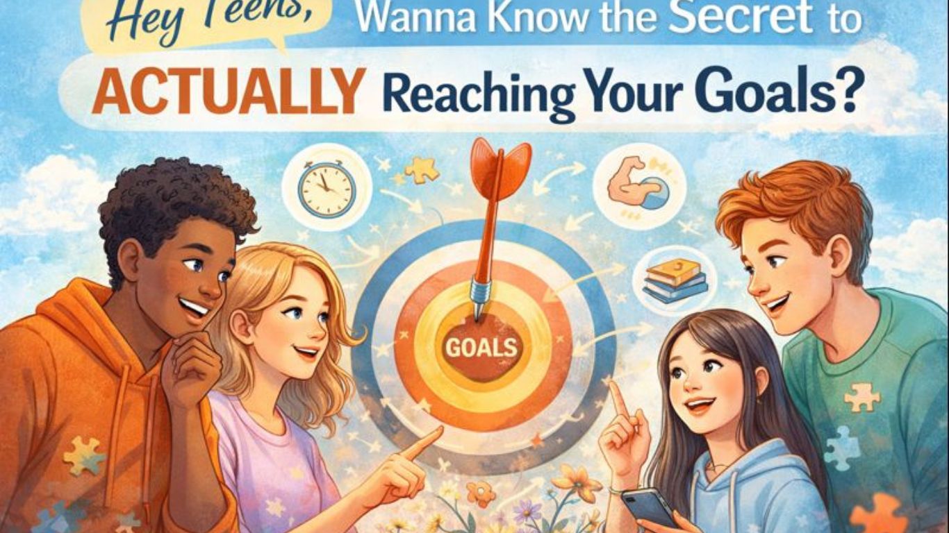 Hey Teens, Wanna Know the Secret to Actually Reaching Your Goals?
