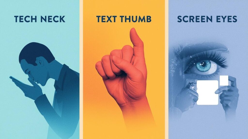 Tech Neck, Text Thumb & Screen Eyes: Modern Lifestyle Disorders You Didn’t Know You Had