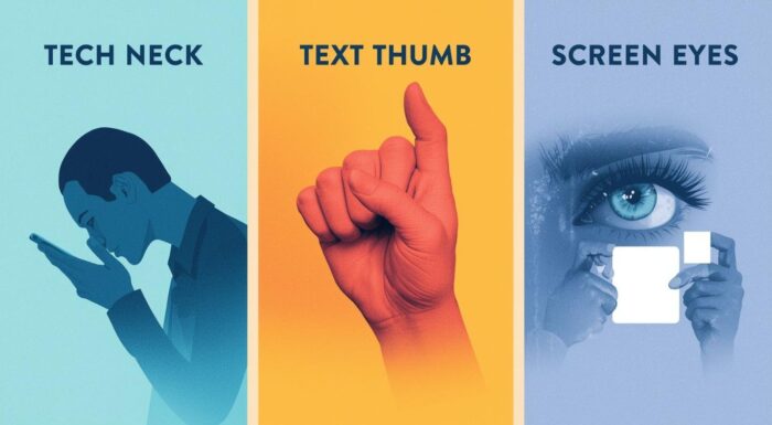 Tech Neck, Text Thumb & Screen Eyes: Modern Lifestyle Disorders You Didn’t Know You Had