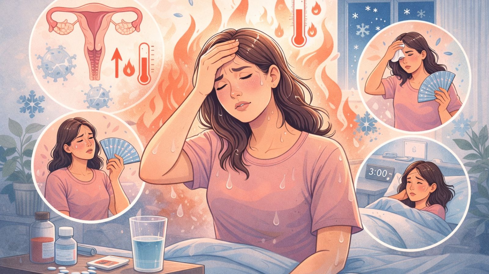 അമിതമായ ചൂടനുഭവപ്പെടുന്നുണ്ടോ? ഹോട്ട് ഫ്ളാഷാകാം